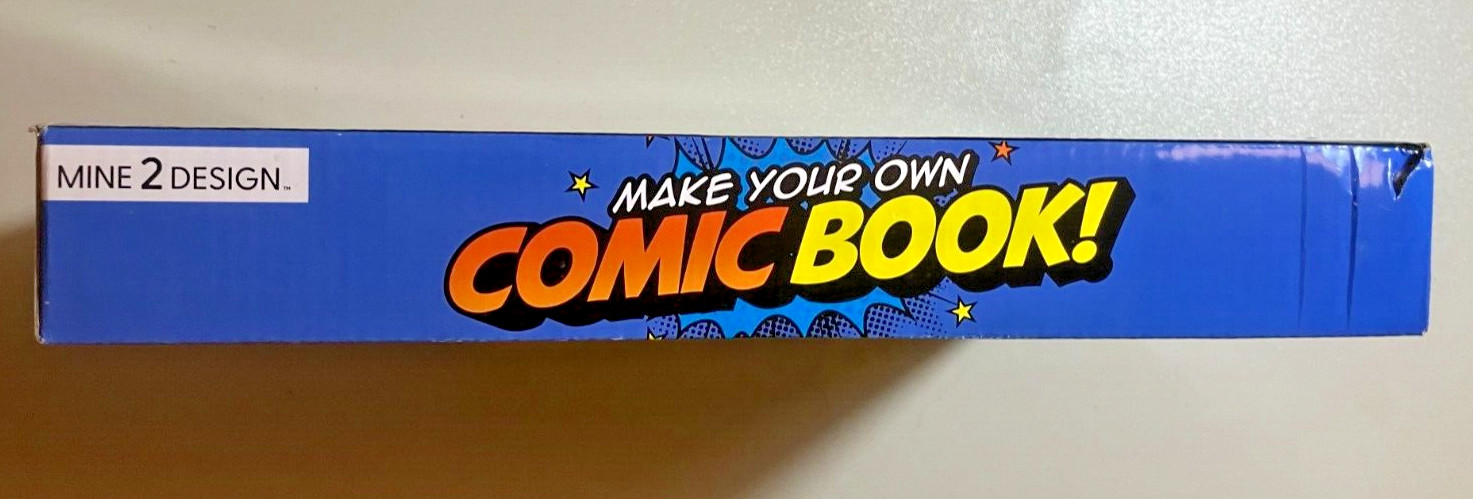 Mine 2 Design - Awesome Comics Make Your Own Comic Book Kit - Sealed Mint New!