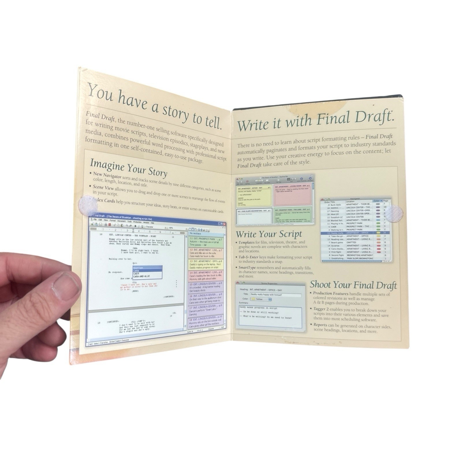 Final Draft Professional Scriptwriting Software Version 8 MAC Windows PC CD 2009