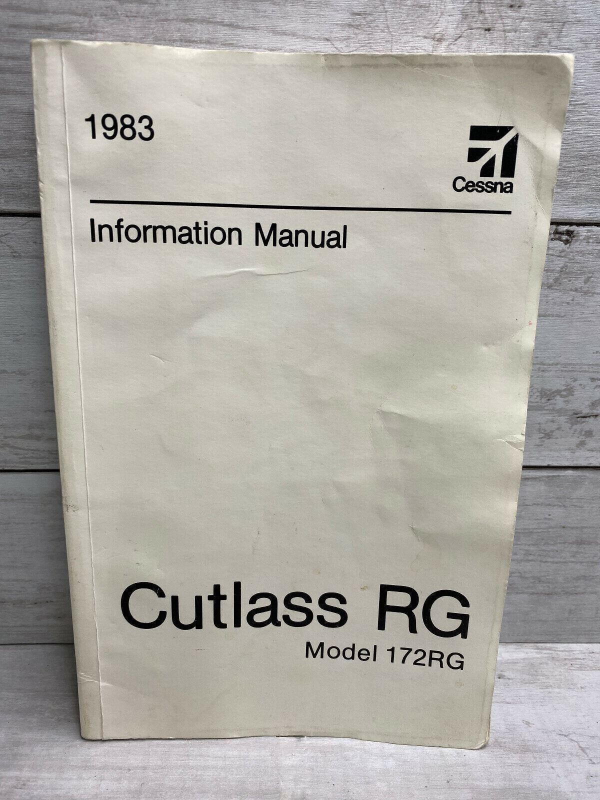 Cessna Cutlass RG Model 172RG Information Manual 1983