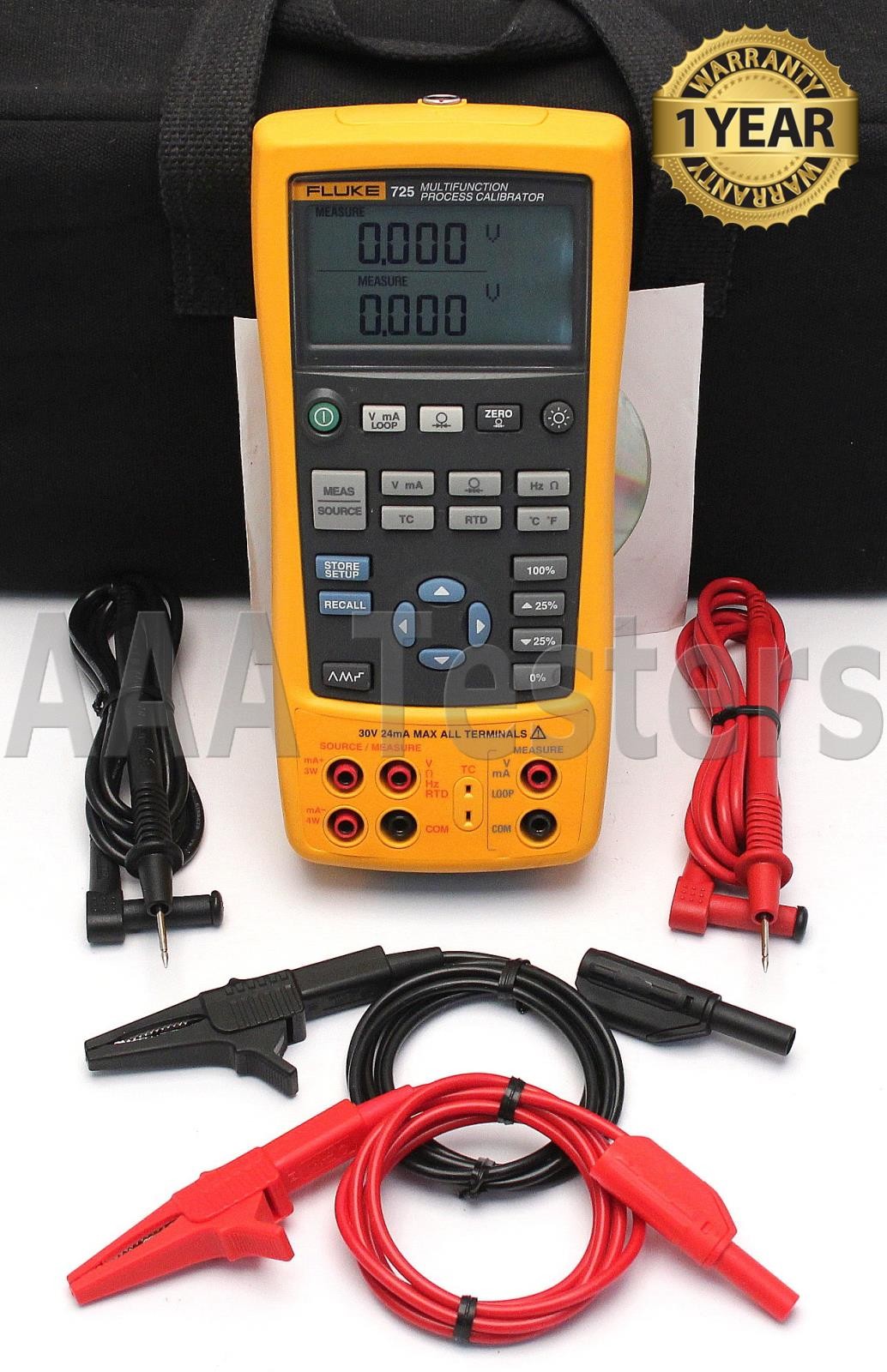 Fluke 725 Multifunction Process Calibrator - Certified & Calibrated!
