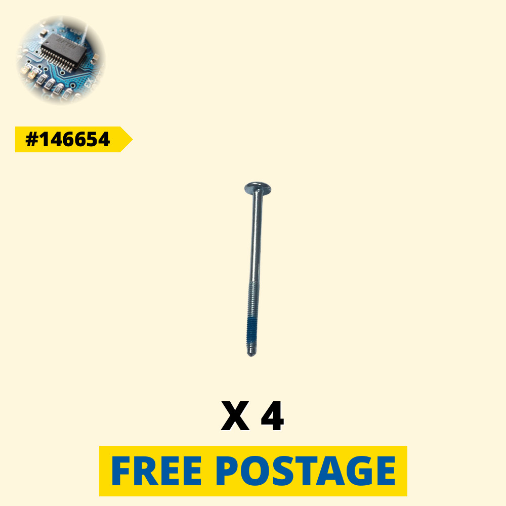 4 x 146654 IKEA Silver Hex Screw Bolts for POANG [Slovakia]