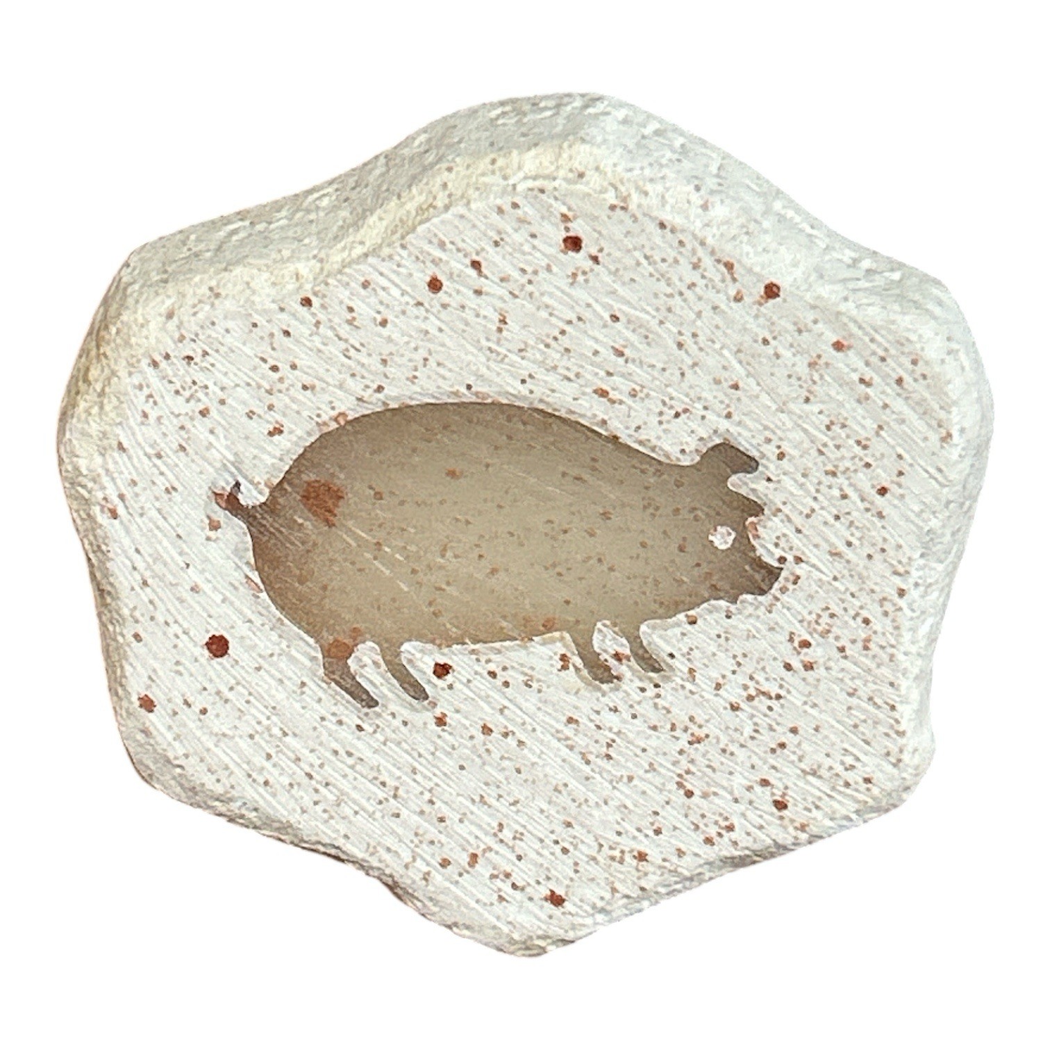 Vintage Stucco NIGHT LIGHT Pig Theme Plug In 90s