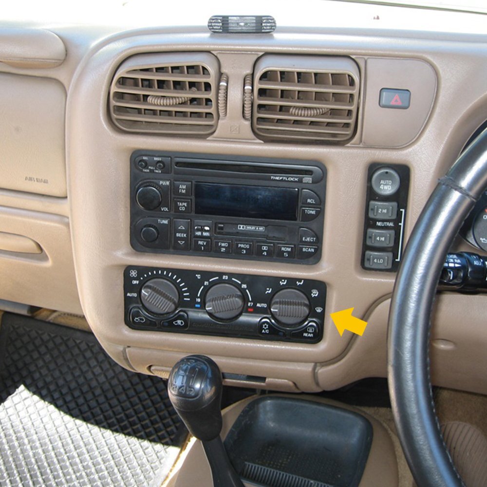 3PCS A/C Heater Temperature Climate Control Knob Set For 1998-2004 Chevy S-10