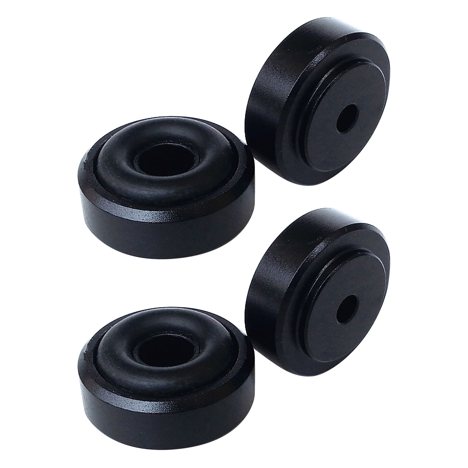 4pcs 20x8mm Black Isolation Feet Stand For CD Turntable Radio AMP Amplifier A