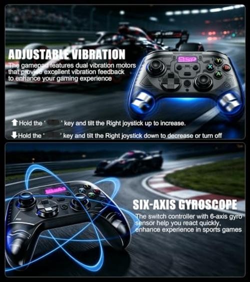 Wireless Mobile Game Controller for Black
