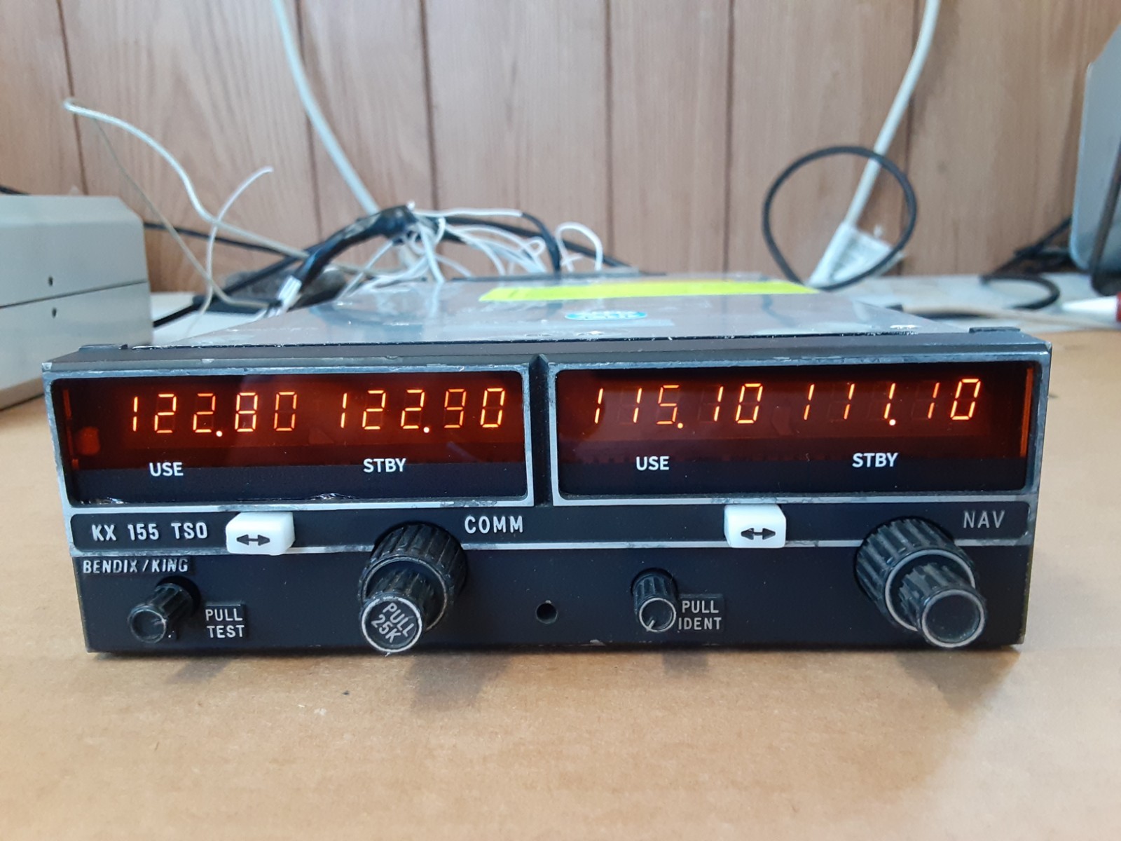 King KX 155 TSO NAV/COMM 28V with Glideslope and Audio isolation - Tested - Nice