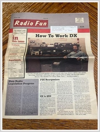 Radio Fun Magazine #38 Kenwood Yaesu Ham Radio 1994 Amateur Operator's