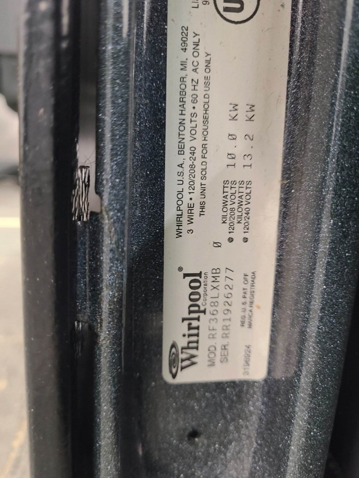 Genuine KENMORE Range Oven, Surface Element Switch # 316238201
