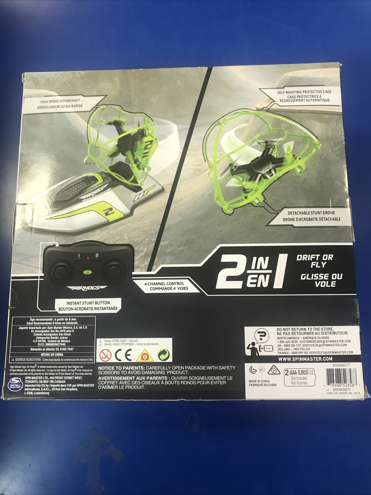 Airhogs 2 In 1 Hyper Drift Drone
