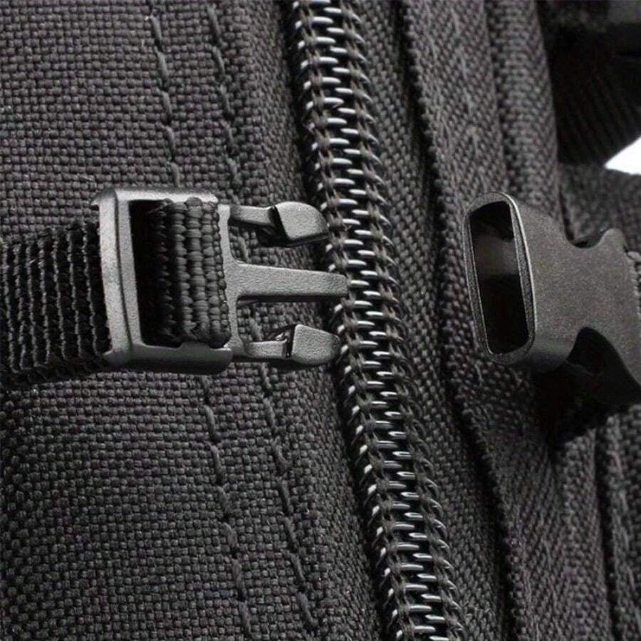 Tactical Molle Zippered Pouch EDC Waist Pack Hiking
