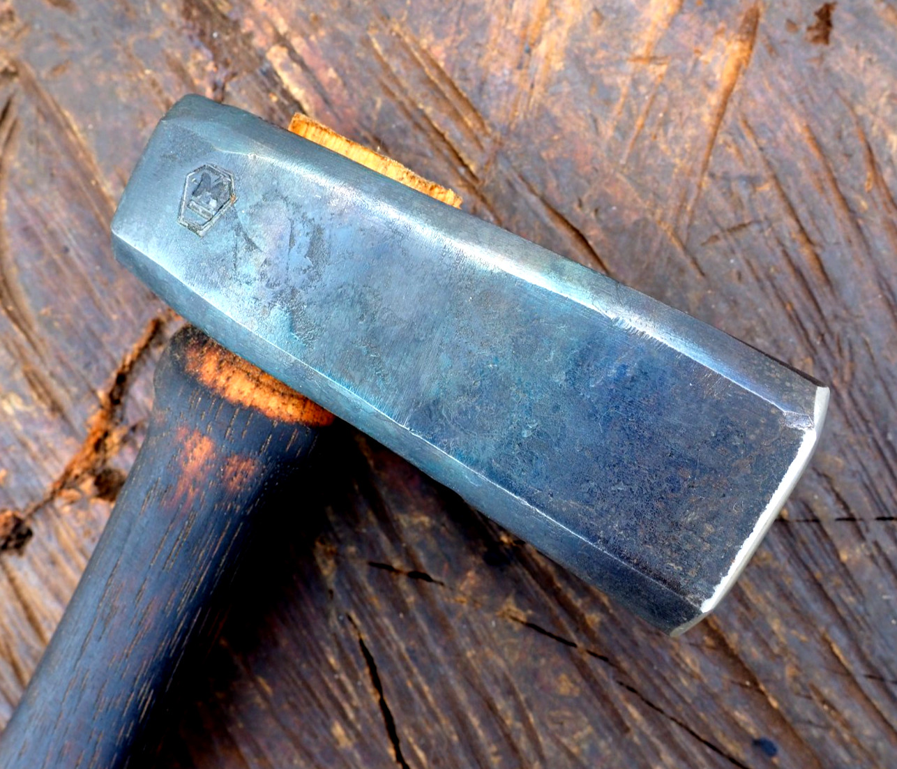 SWEET 3LB DOG HEAD "MAK KELSAY" BLACKSMITH HAMMER ANVIL KNIFE BLADE SAW VINTAGE