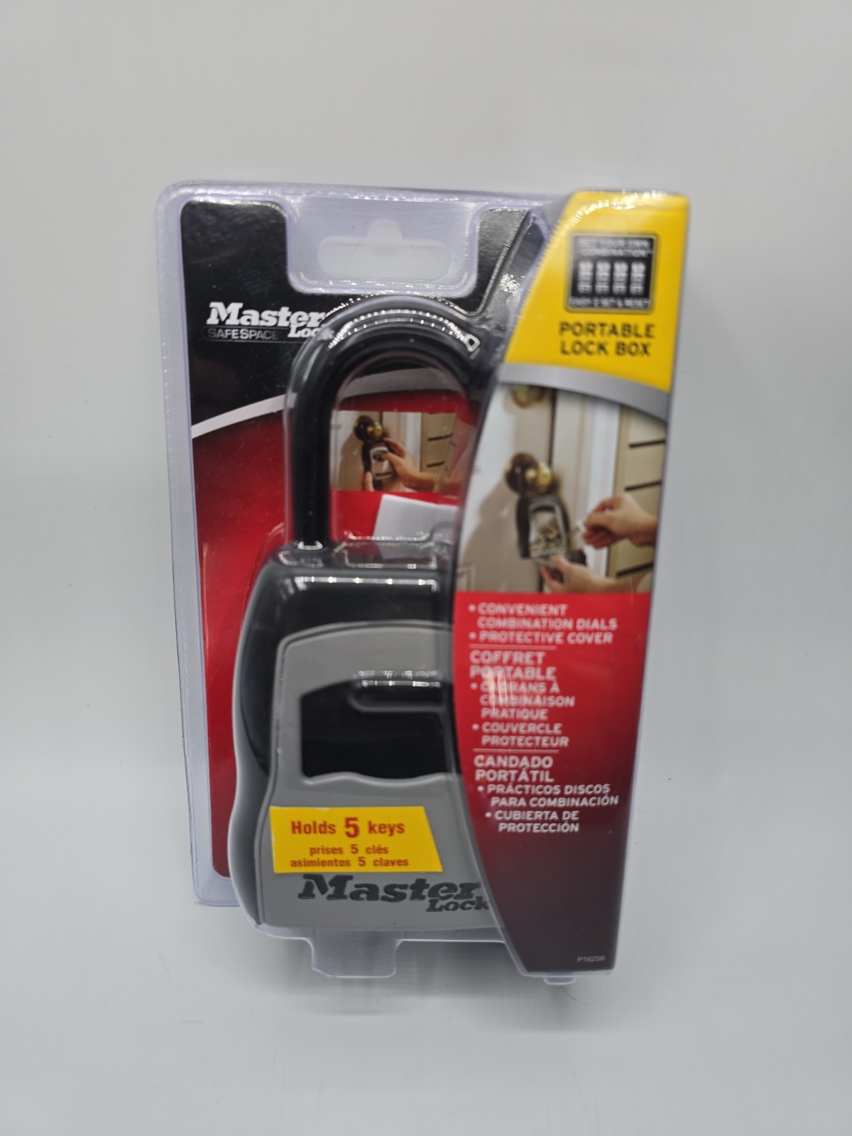 Master Lock 5400D NEW Portable Lock Box 5 Key Storage 10000 Combinations