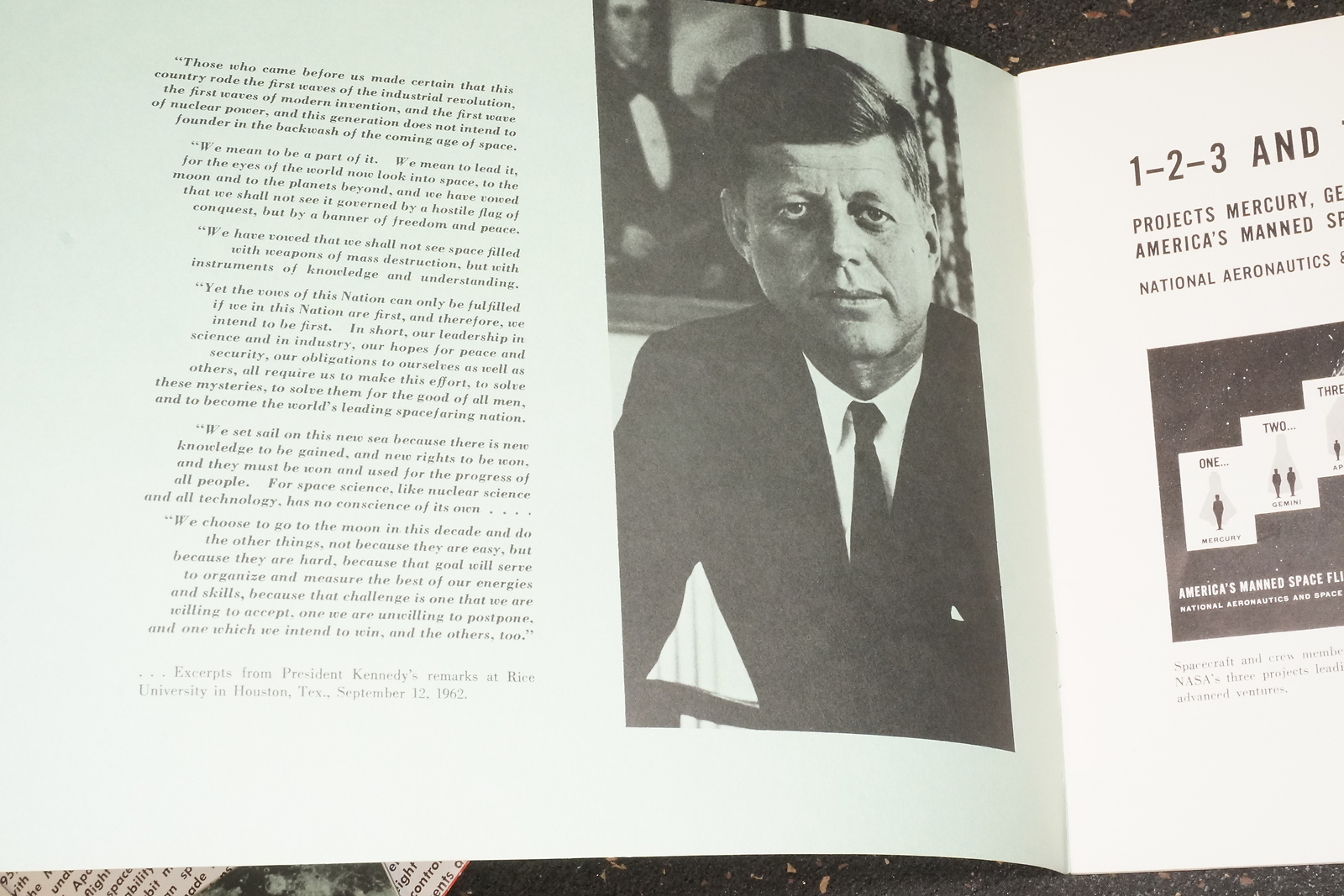 NASA 1963 Publication America's Manned Space Flight Program EP-7