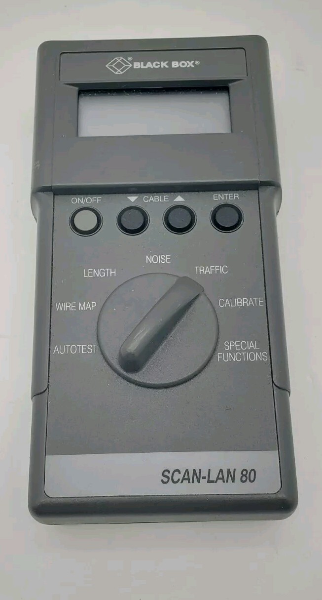 BLACK BOX SCAN-LAN 80 Cable Scanner And Remote Box