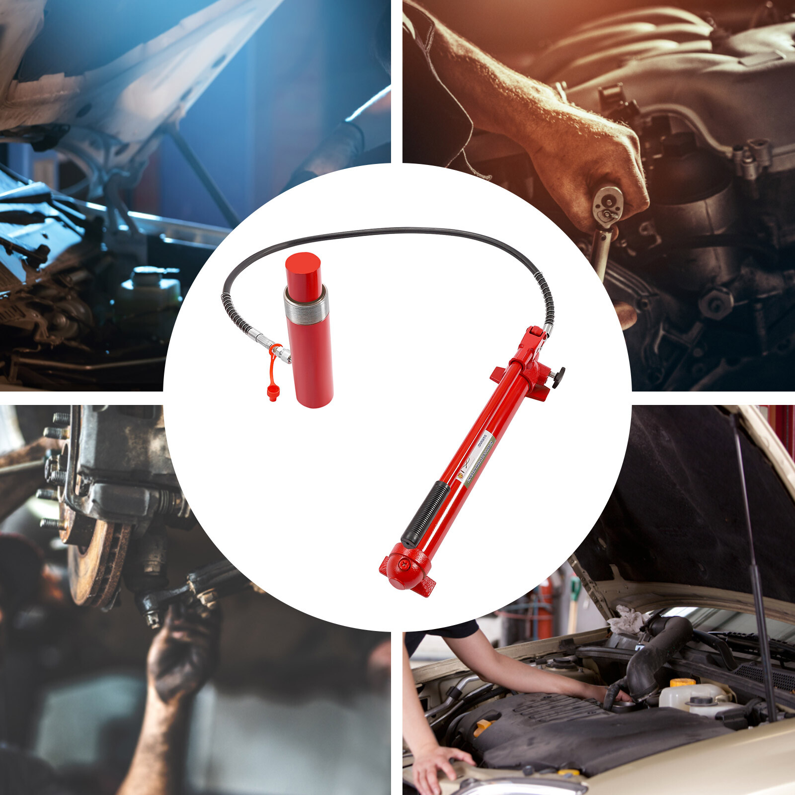 Auto Shop Tool Lift Ram 20 Ton Porta Power Hydraulic Jack Body Frame Repair Kit