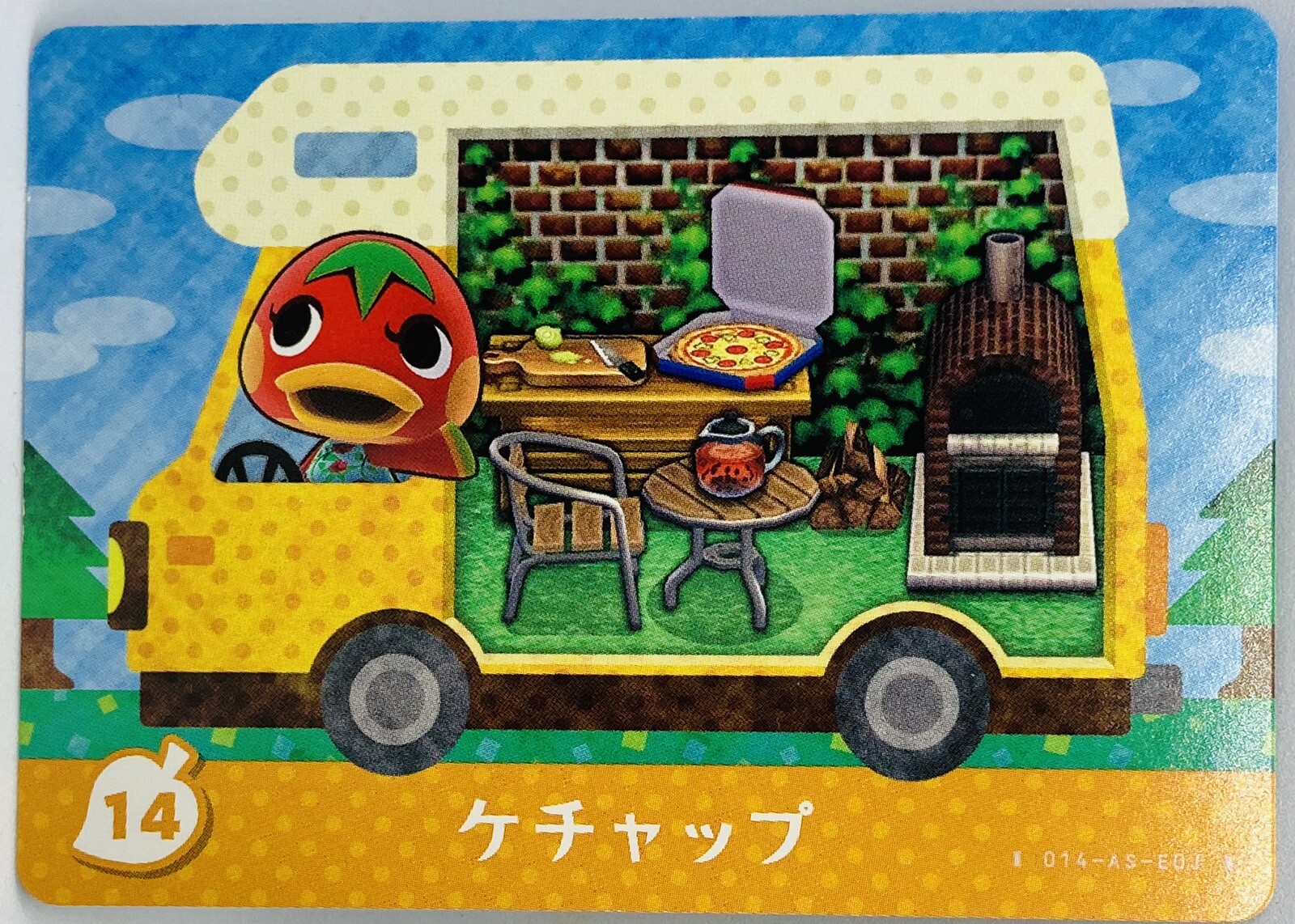 Amiibo Cards 14 Ketchup Animal Crossing Japanese Doubutsunomori