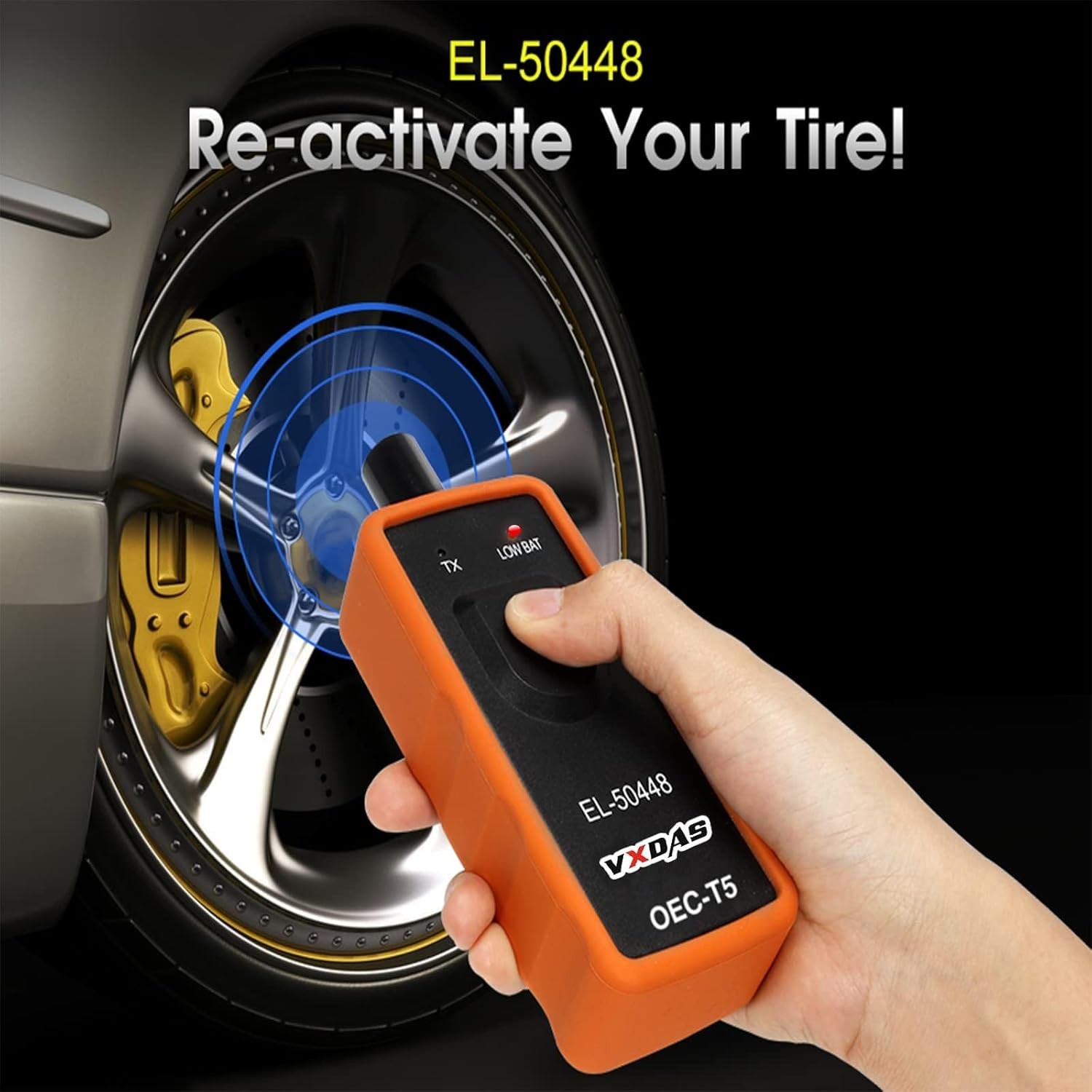 VXDAS TPMS Relearn Tool for GM Tire Sensor Reset EL50448-GM