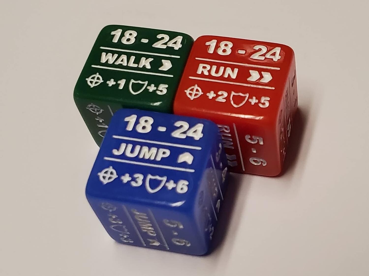 Battletech Alpha Strike Movement & Special Stat Modifier 25 Dice Bundle