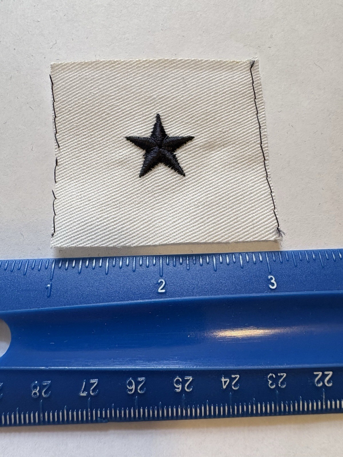 US Navy USN Line Officer White Cotton Sleeve Rating Insignia Patch INV12795