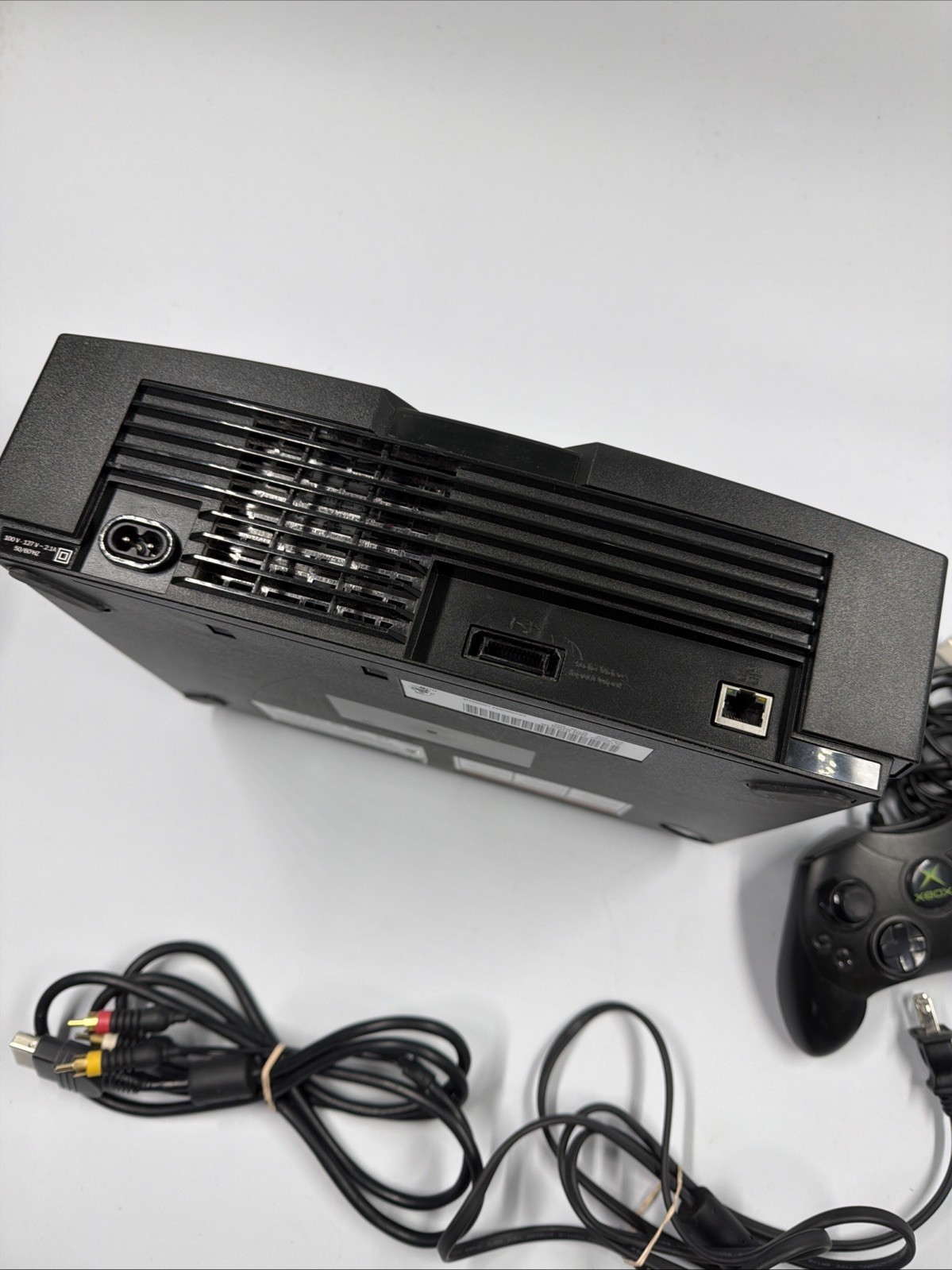 Microsoft Original Xbox - Black Console Complet Cable And One Controller