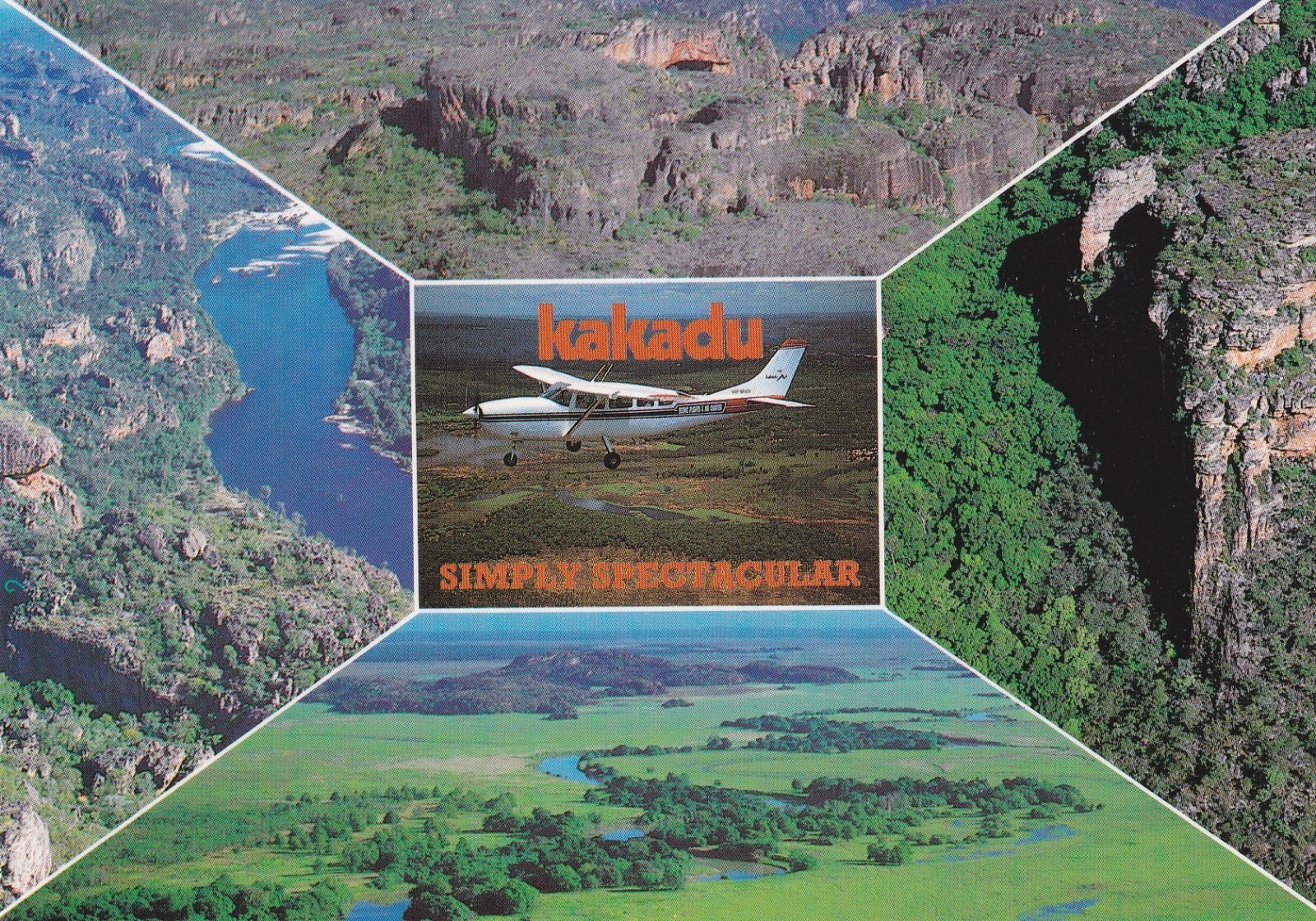 APC2645) PC Australia Kakadu Air, Simply Spectacular, aerial views of Kakadu, un