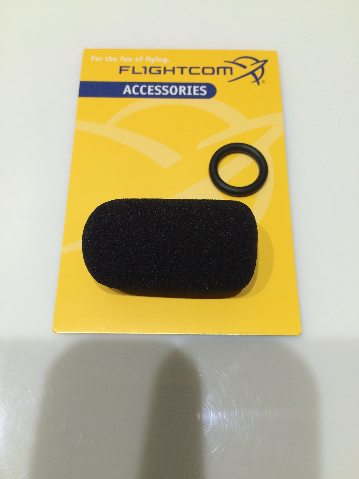 NEW FLIGHTCOM AVIATION MIKE MUFF WIND SCREEN DENALI  4DX single p/n 103-0607-11