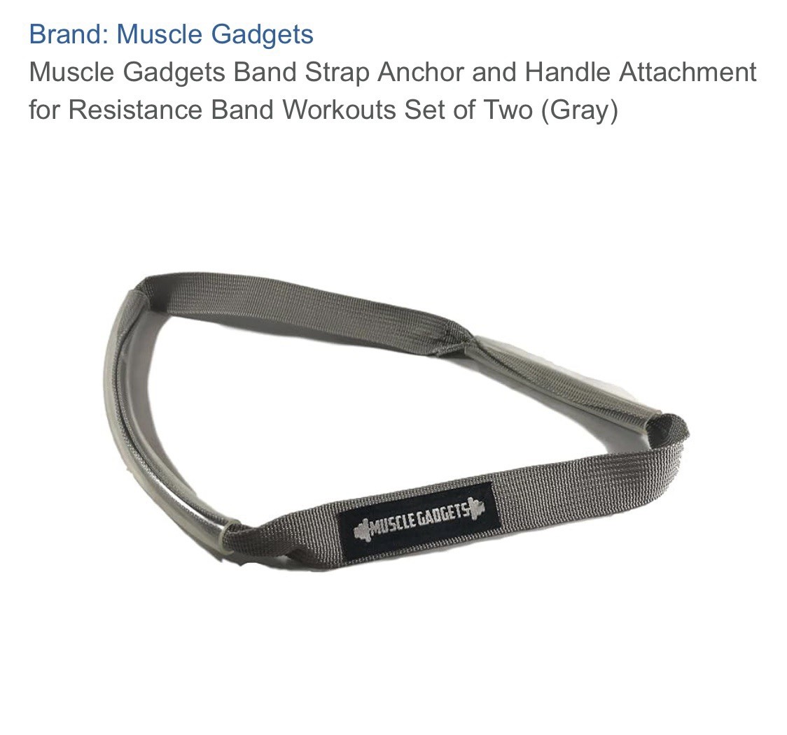 Muscle Gadgets Band Strap Set Of 2 Anchor Resistant Band Workout