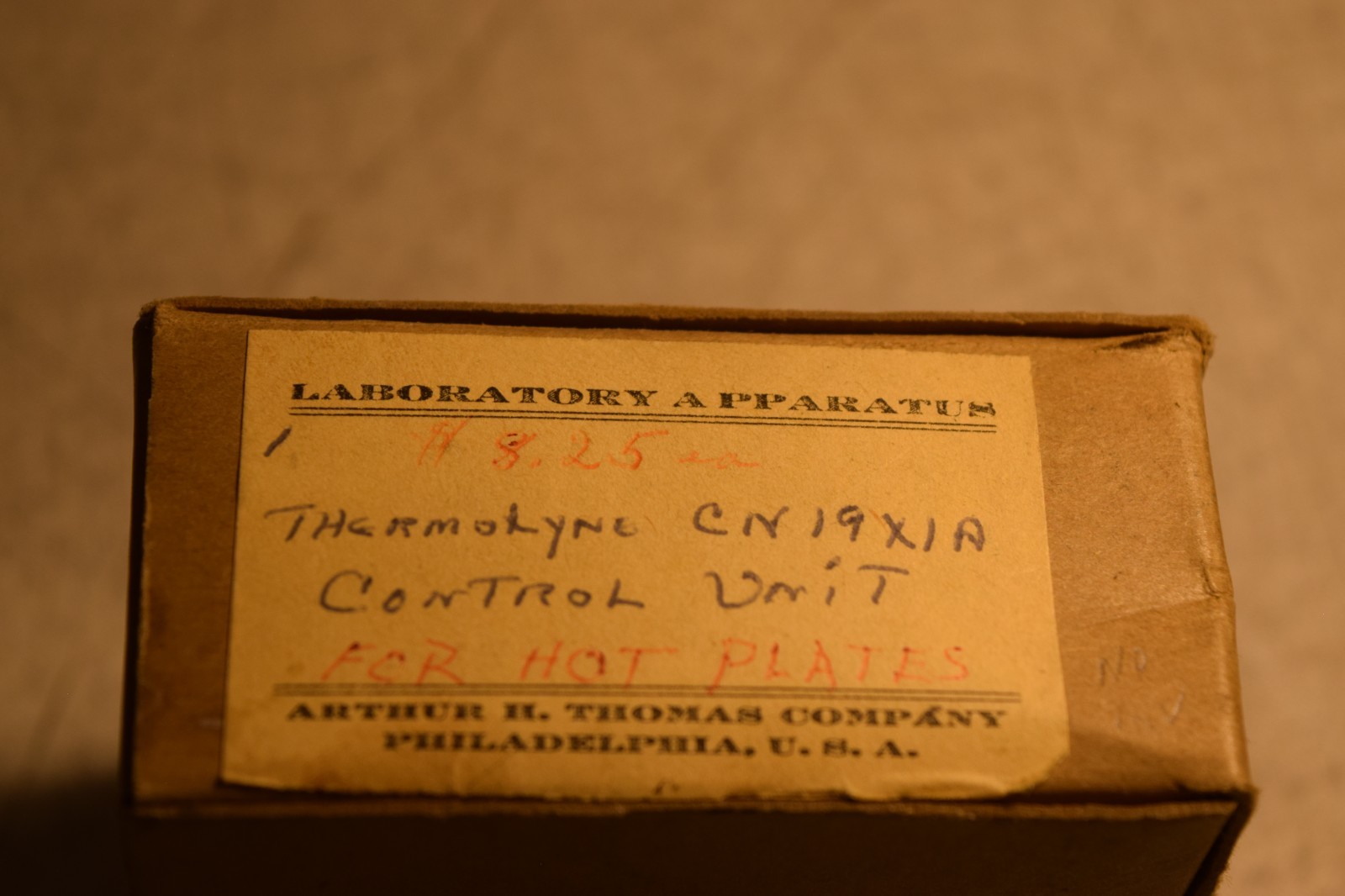 Arthur Thomas Co. THERMOLYNE CN19XIA Control Unit