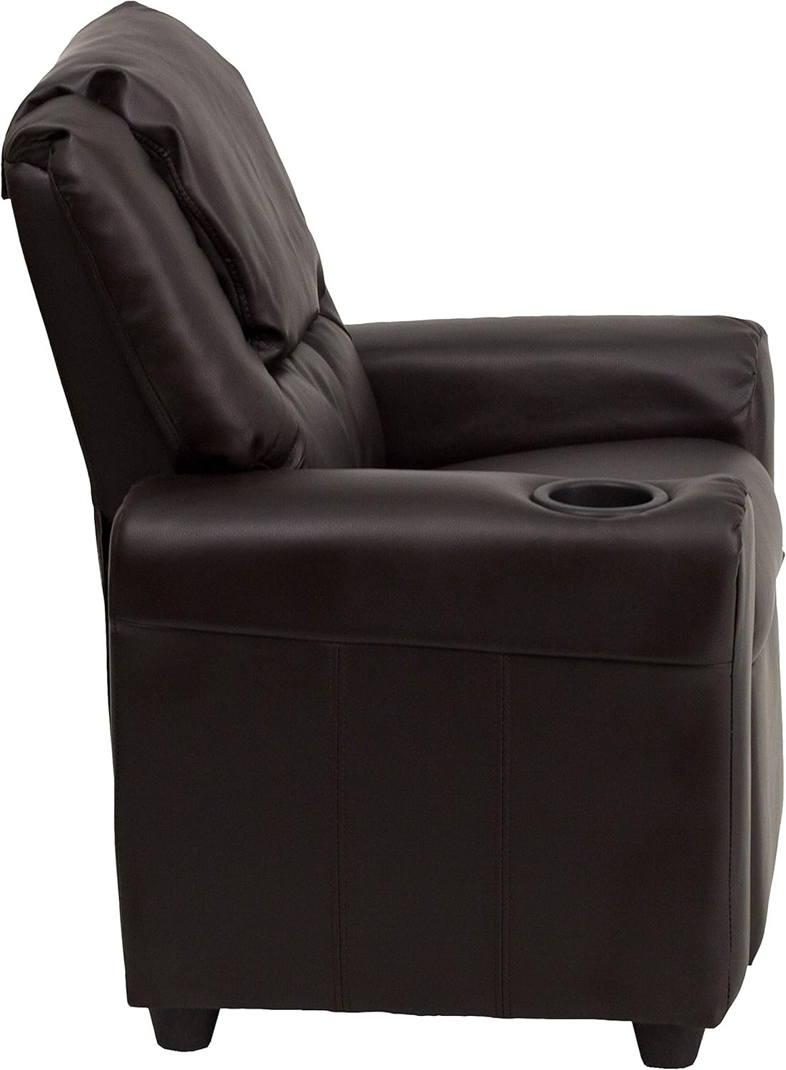Flash Furniture Vana Leathersoft Kids Recliner with Cup Holder, Headrest, and Sa