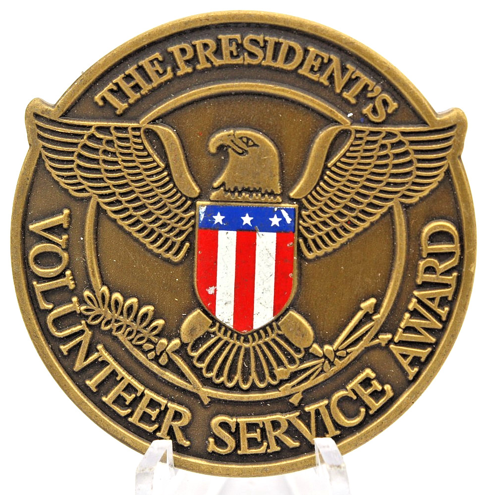 The President’s Volunteer Service Award Bronze Challenge Coin 1.75”