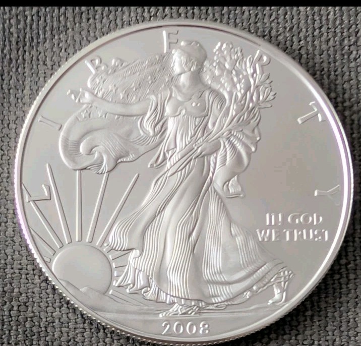 2008 $1 American Silver Eagle 1 oz Brilliant Uncirculated
