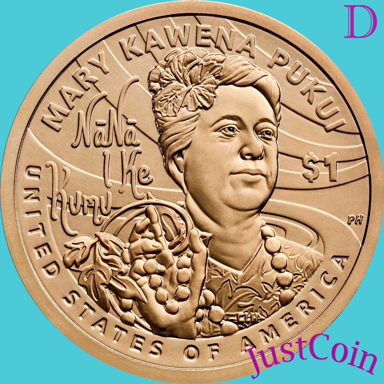 2025-D NATIVE AMERICAN MARY KAWENA PUKUI UNCIRCULATED DOLLAR