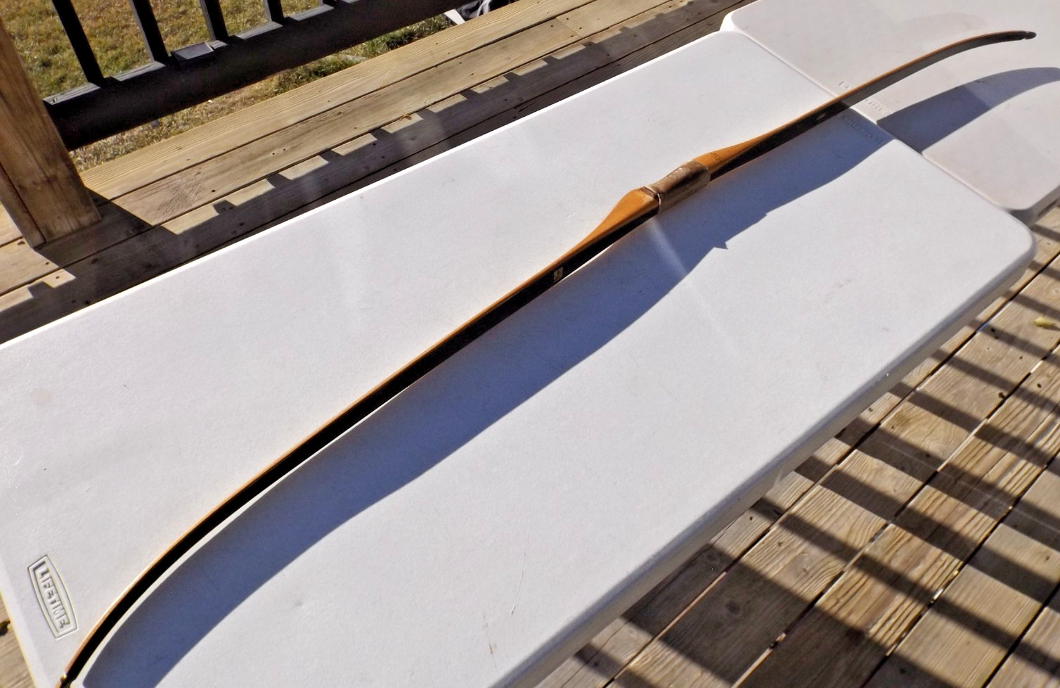 Vintage 1950's Bear Cub Long Bow Rt/Lt Hand 56# AMO 62" SR256 Grayling