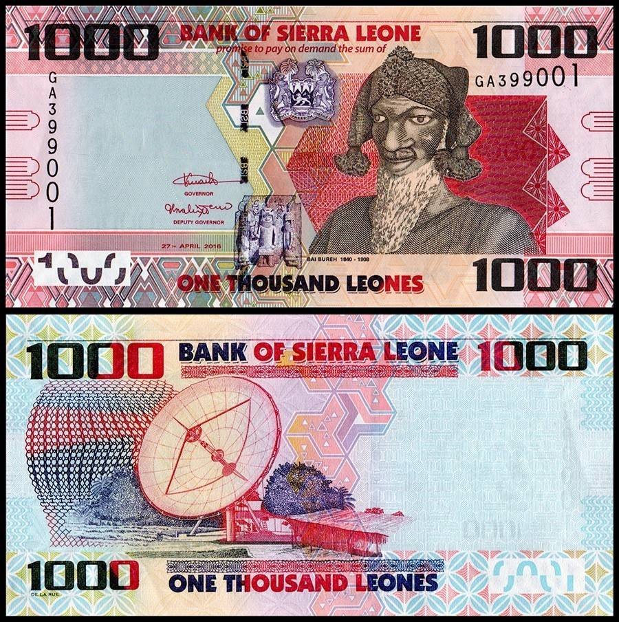 Sierra Leone 1000 Leones, 2016, P-30c, UNC
