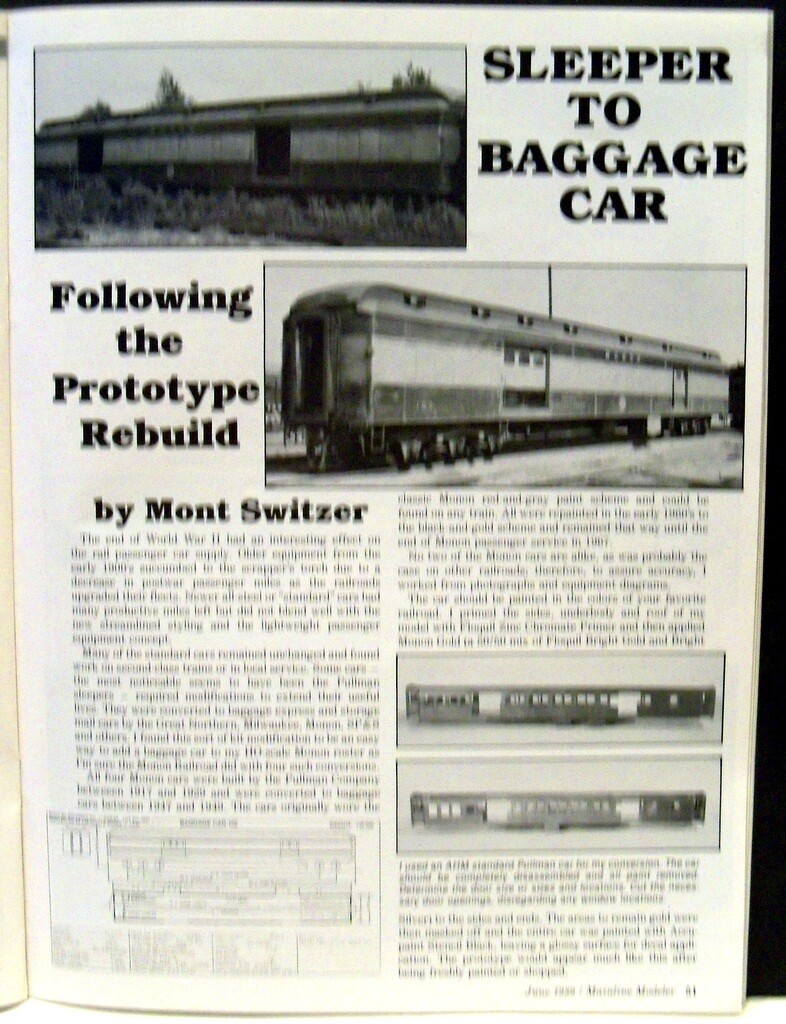 1989 Mainline Modeler Magazines