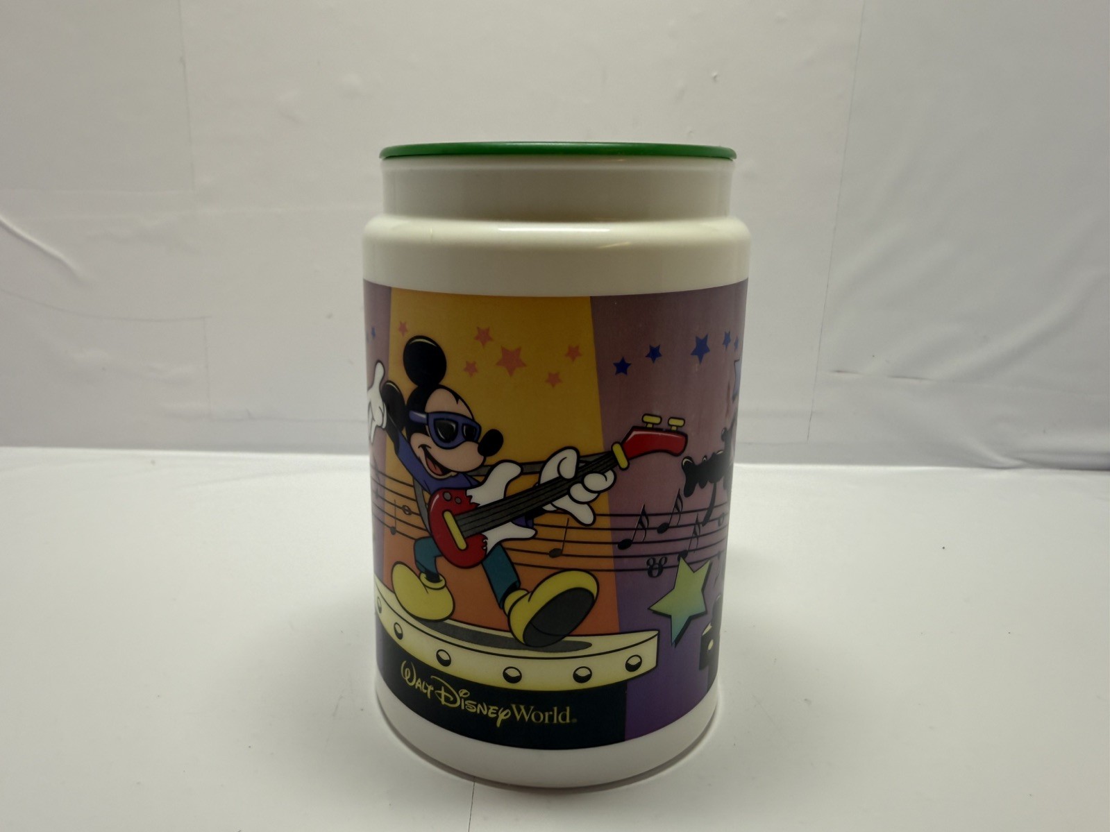 Mickey Mouse Mug Walt Disney World All Stars Resort Plastic Travel Cup 2005