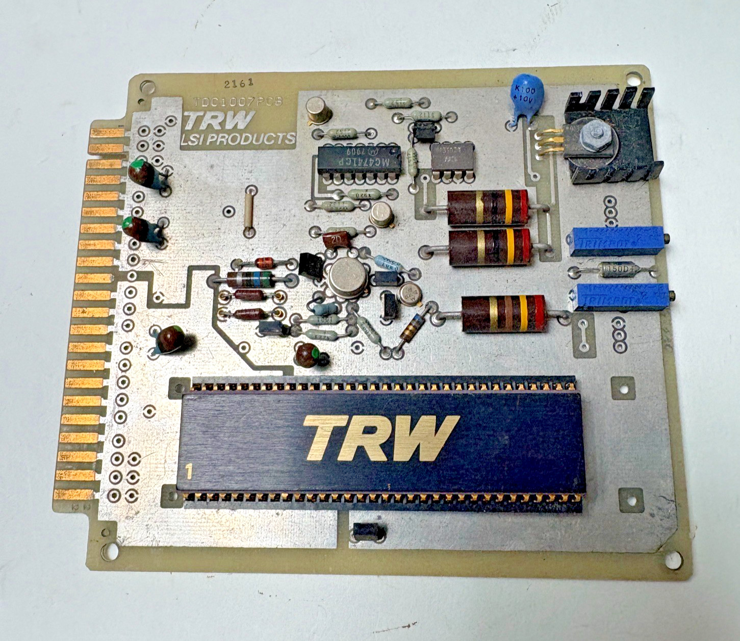 Vintage TRW 8 bit analog to digital converter Card TDC1007PWB for Gold recovery