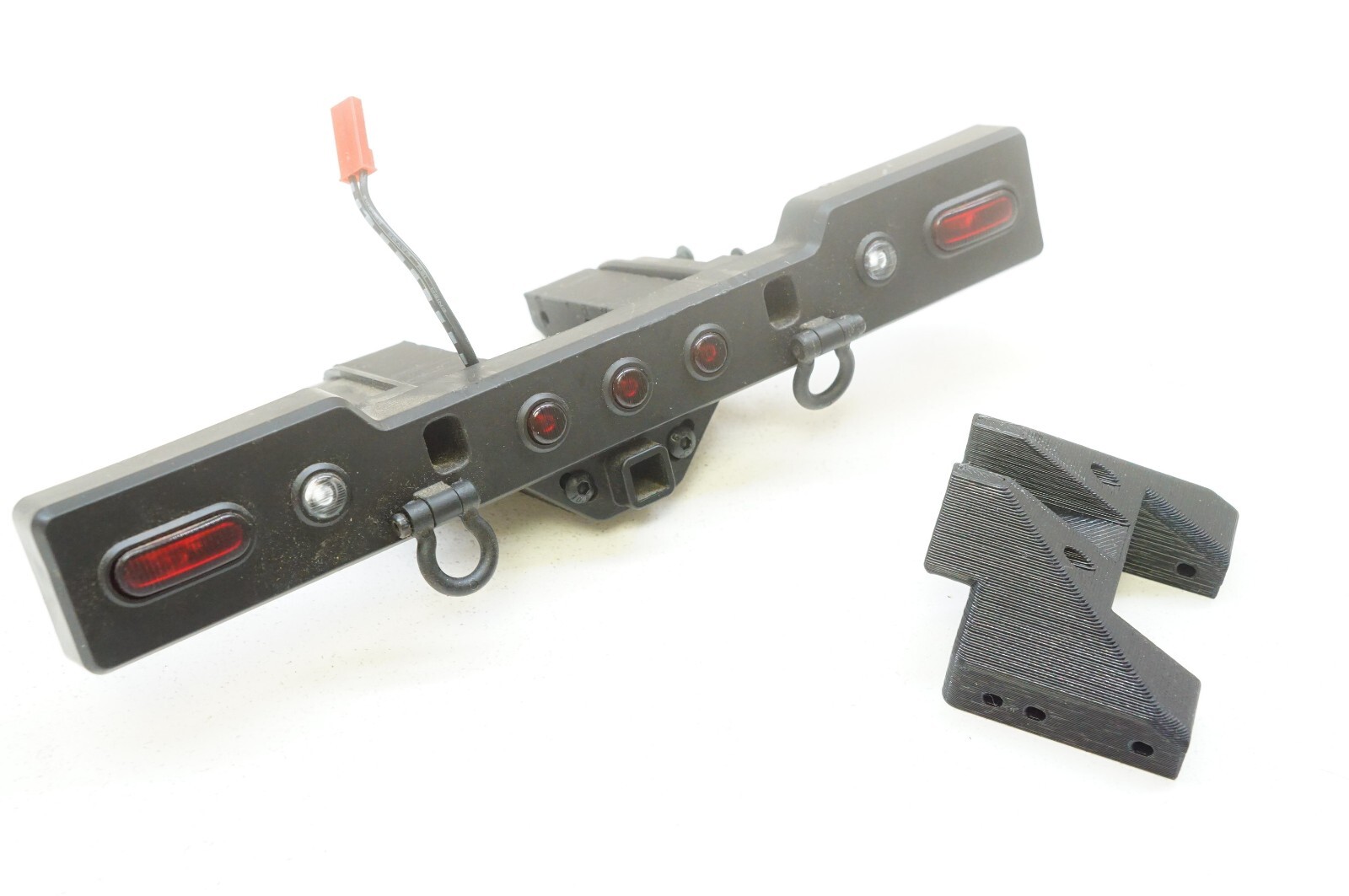 Heavy Duty Hitch Receiver Block No Flex Support Bracket for Traxxas TRX6 Hauler