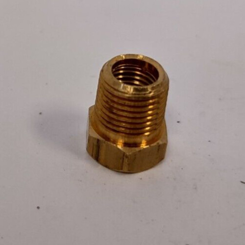 Brass Straight Adapter 1/16" BSPP Female x 1/8" NPT Male