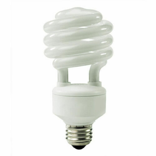 1 Bulb,18W(75W Equivalent), Mini Spiral CFL Bulb, E26 Base, Warm White,UL Listed