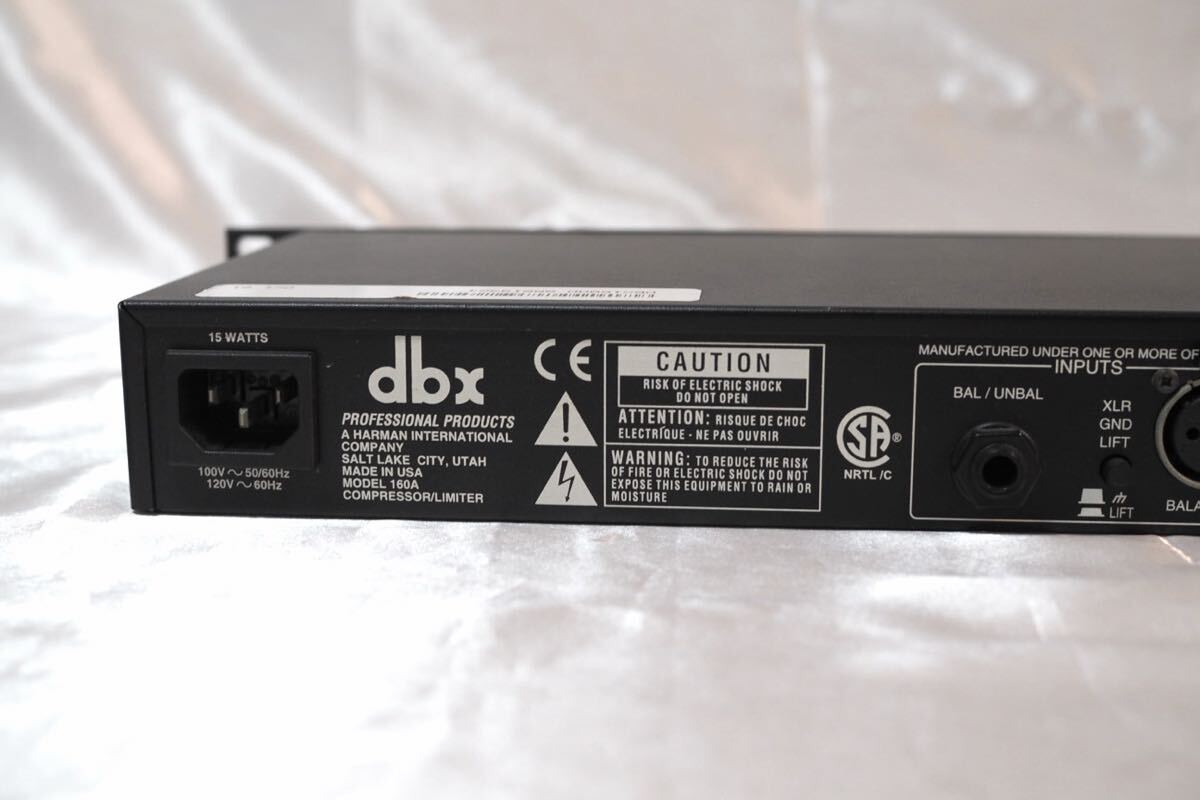 dbx 160A Limiter Dynamic Signal Processor Mono Compressor USED