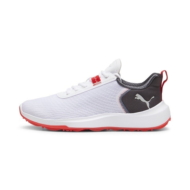 New Puma Golf Fusion Crush Sport Shoes Puma White/Dark Coal 9 Wide