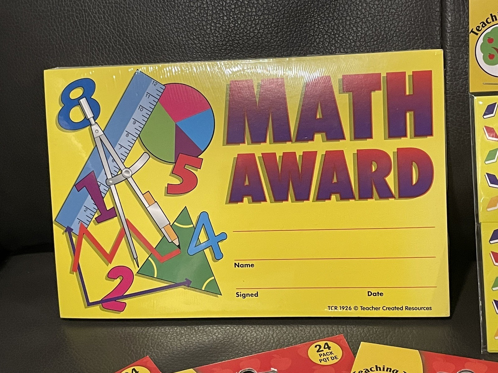 Teaching Tree Teacher Created Resources NEW 100 Pcs Math Awards Reading Rewards