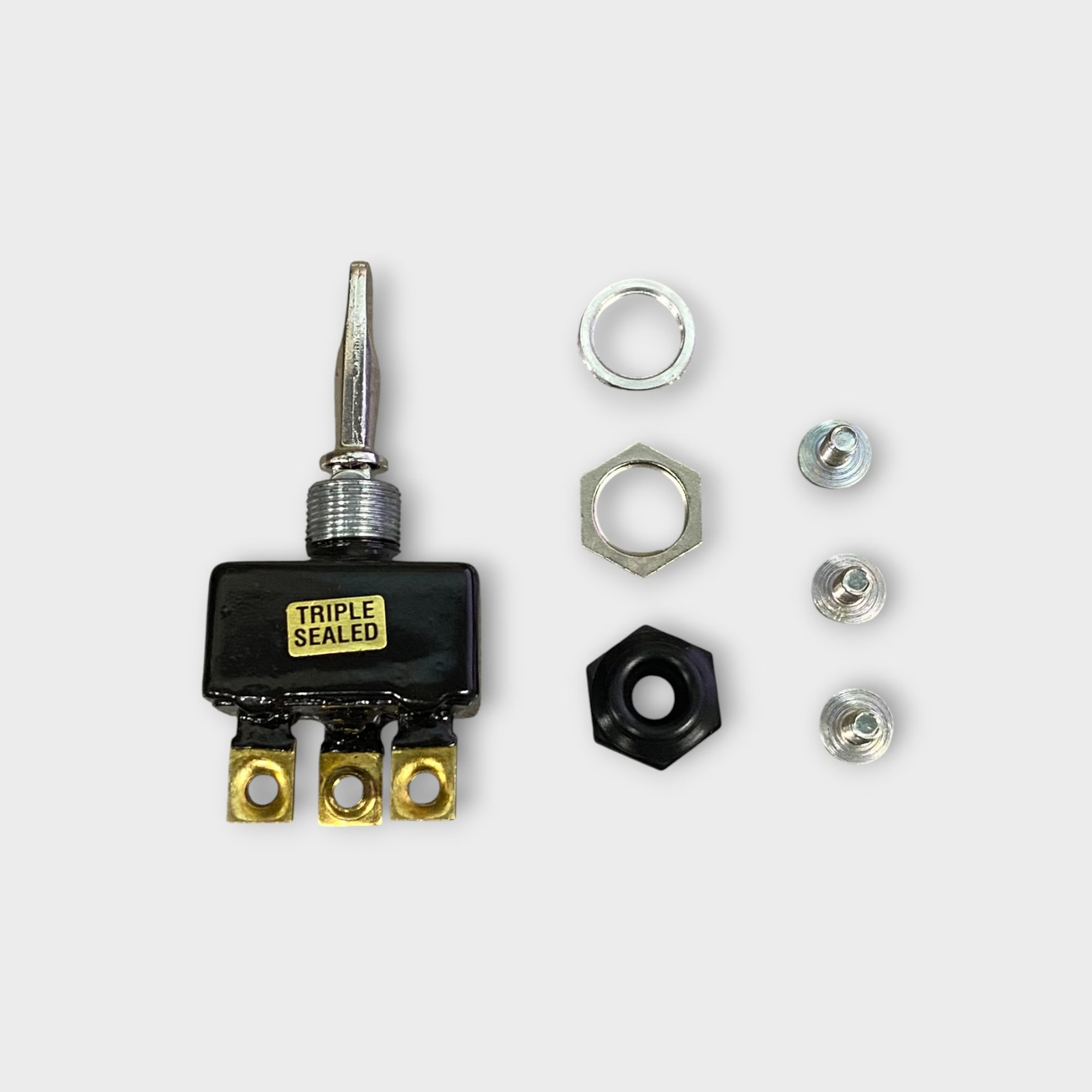 K4 Switches On-Off-On Triple Sealed Toggle Switch - New Open Box - Blem