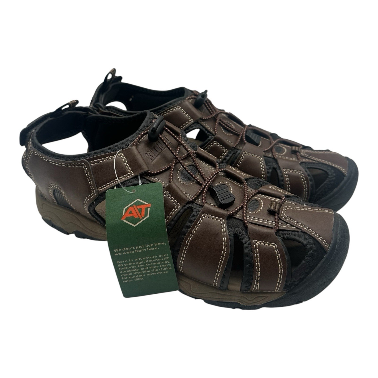 Khombu William Fisherman Sandals Mens Sz 11 Bungee All Terrain Outdoors NWT