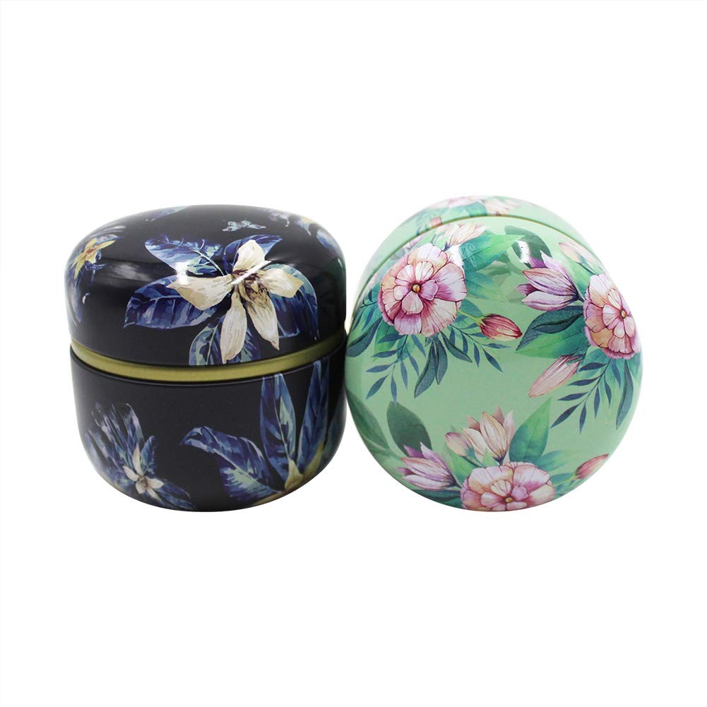 2 Pack Mini Tea Storage Containers Coffee one size, color 1 + 2