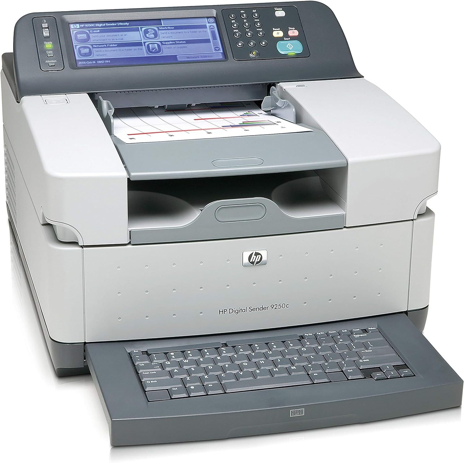HP Color Digital Sender 9250C Touch Screen Document Scanner CB472A