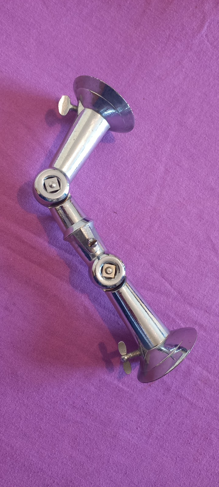 Vintage Premier Lokfast 388 trumpet rack tom holder with EXTENSION vgc UK MADE