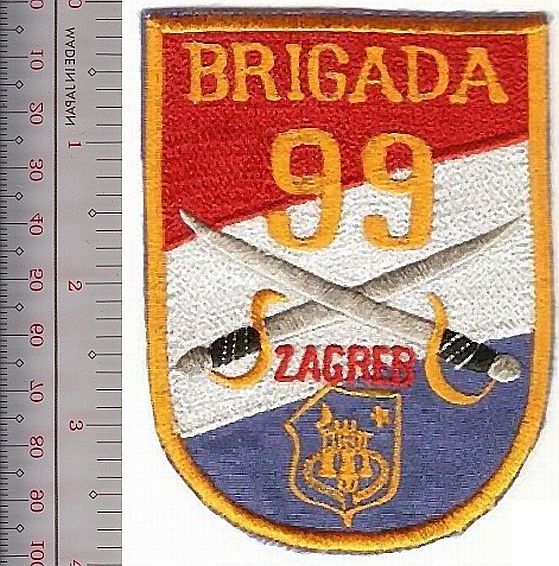 Croatia Army 99th Brigade Zagreb Brigada Hrvatske Vojske Zagreb 1992 No Tariff