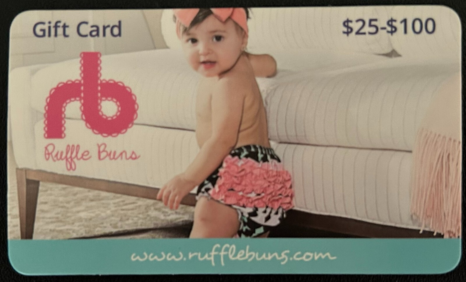 $60 Ruffle Buns Gift Card*Diaper Cover•Baby Care*Baby Shower Gift-Free Shipping